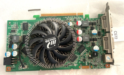 Inno3D NVIDIA GeForce 9600GSO 512MB DDR3 PCI-E S-Video 2×DVI Video Grafikkarte