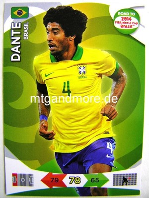 Adrenalyn XL - Dante - Brasilien - Road to 2014 FIFA World Cup Brazil