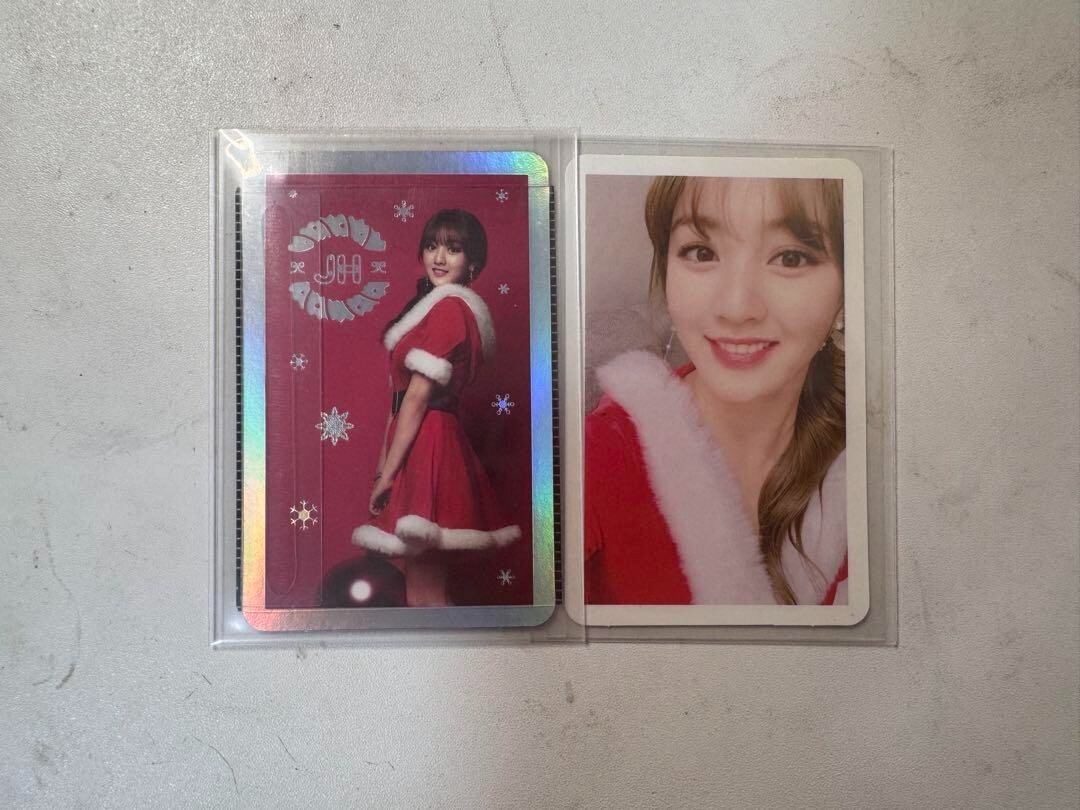TWICE JIHYO クリスマストレカ Twice Christmas Edition Trading Card Jihyo Official
