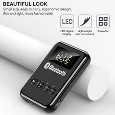 Wireless Bluetooth FM Transmitter Receiver TF For Car TV PC Headphones Speakers