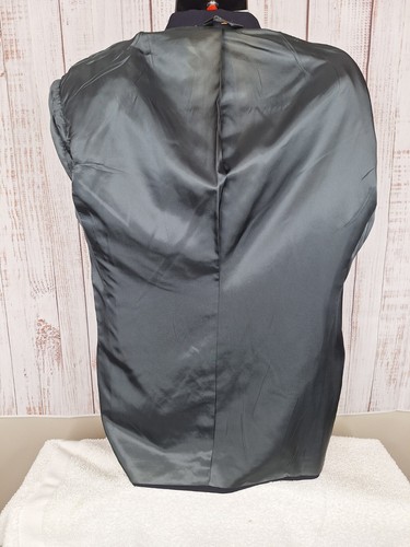 Pierre Cardin Sport coat Blazer Mens 42L Navy Bronze Button Wool - Picture 10 of 10