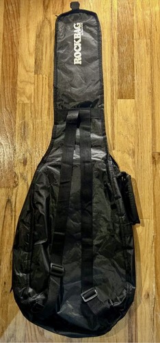 WARWICK ROCKBAG Gig Guitar Soft DURABLE Carrying Case Black Backpack Vgc - Picture 2 of 2