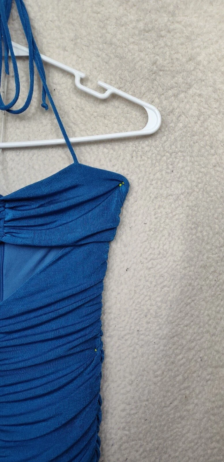 PALM ANGELS Abito donna Fashion Nova piccolo blu poli senza maniche reggicalze bodycon affrettato maxi