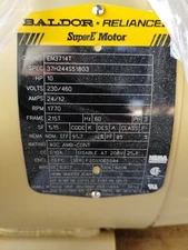 Baldor EM3714T General Purpose AC Motor 3 Phase/10Hp/1770RPM