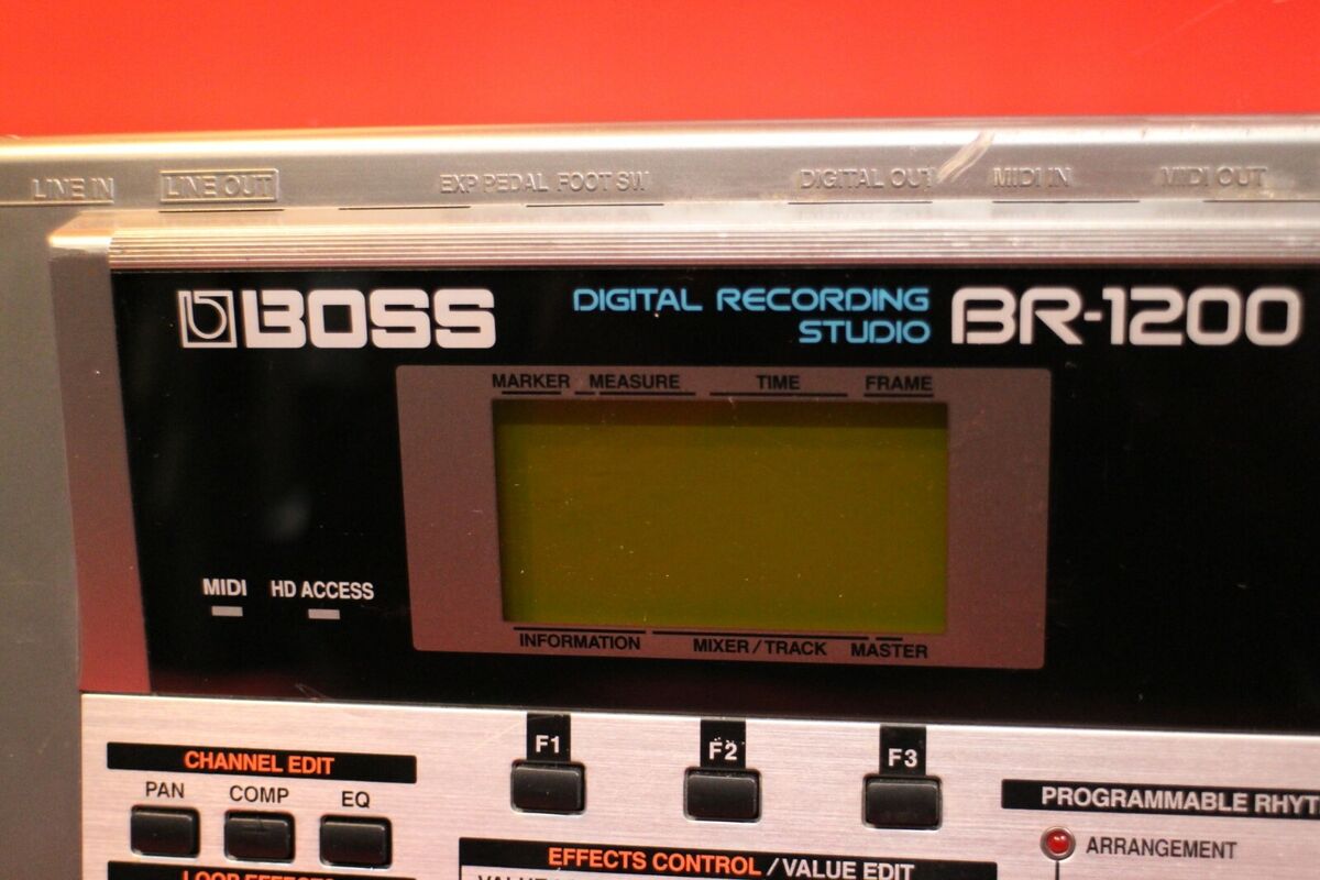 USED BOSS BR-1200CD BR 1200 CD Digital Recording Studio MTR USED BOSS BR-1200CD BR 1200 CD Digital Recording Studio MTR