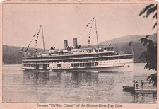 Postcard Vintage (2) Hudson River Day Line (1-P 12/28/1926, 1-UP) (#200)