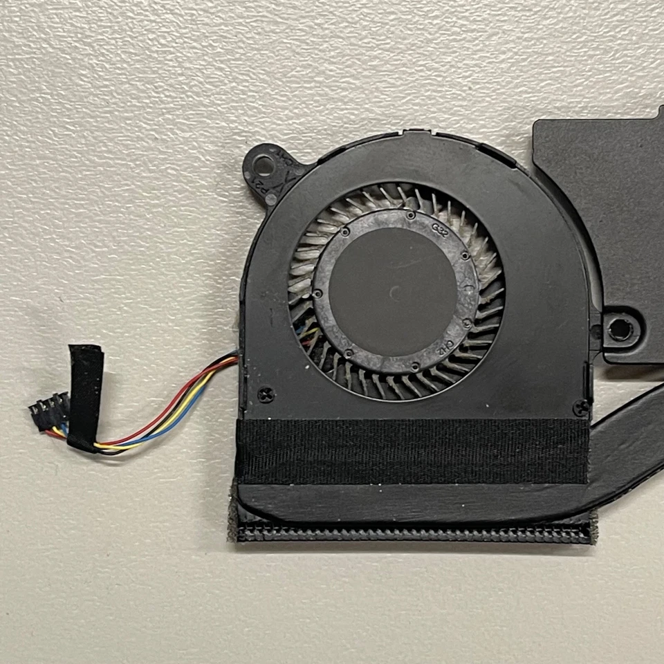 OEM Lenovo Yoga C940-14IIL GPU CPU Heatsink Fan Assembly 5H40S19974 AT1ED001VV0 - Image 3 of 4