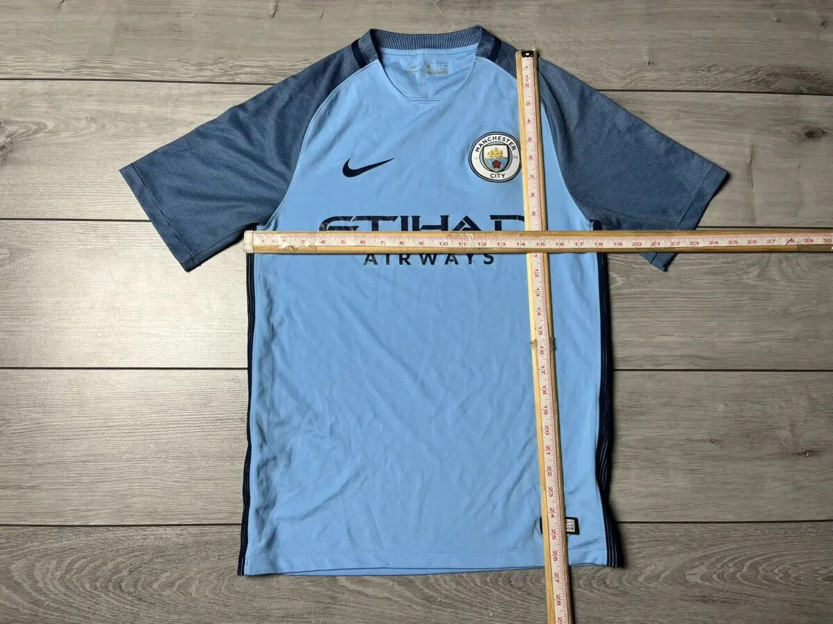MANCHESTER CITY 2016 2017 HOME FOOTBALL SHIRT NIKE SIZE S | eBay