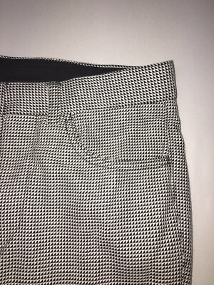 #ad ASOS asos Pants To fit 26quot; waist Inseam 30 Black White NWOT $14.87