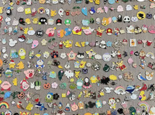 Lots mix 15PCS Cartoon Enamel Charms Metal Pendants DIY Jewelry Making