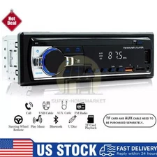 Bluetooth Car Stereo Audio In-Dash FM Aux Input Receiver USB MP3 Radio Player SD