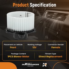 A/C Heater Blower Motor With Fan Cage For 2007-2009 Hyundai Santa Fe & 2007-2010 Elantra