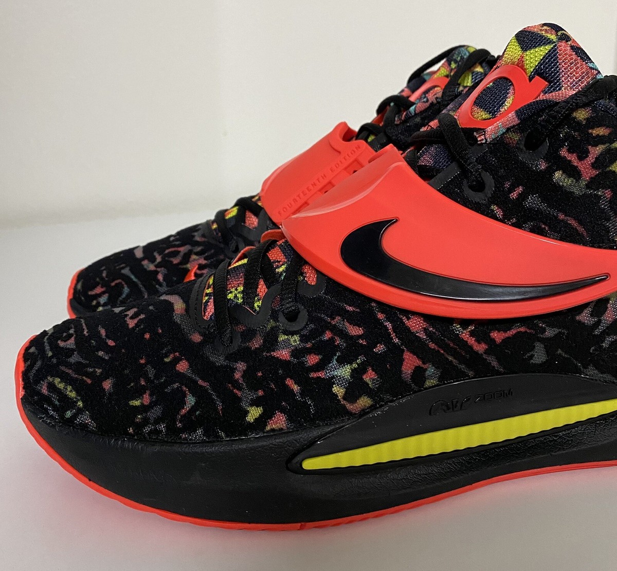 Nike KD14 KY-D Dream Black Bright Crimson Mens Sz 9 Kevin Durant