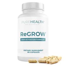 ReGrow Hair Growth Vitamins with Biotin, Hair Supplement by PureHealth Research