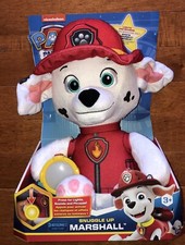 Spin Master Paw Patrol Snuggle Up Pup Marshall Doll Plush Toy New
