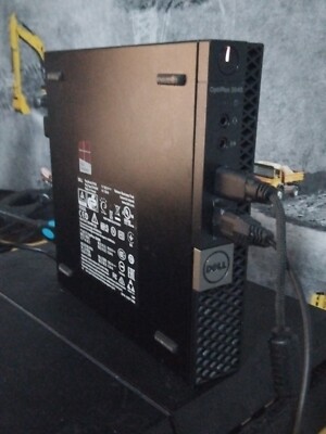 Dell Optiplex 3070 (256 GB SSD, Intel Core i3 9. Gen, 8 GB) Mini Desktop - Black