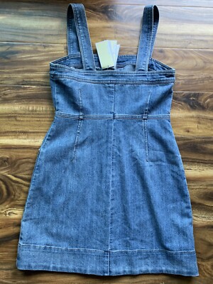 white christmas dresses Michael Kors denim dress main image 1