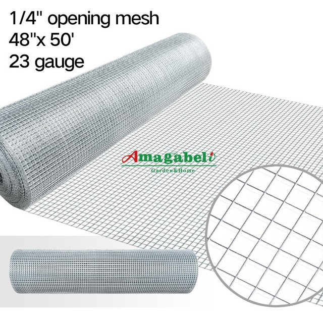 Amagabeli 14in Hardware Galvanized Wire 48x50in