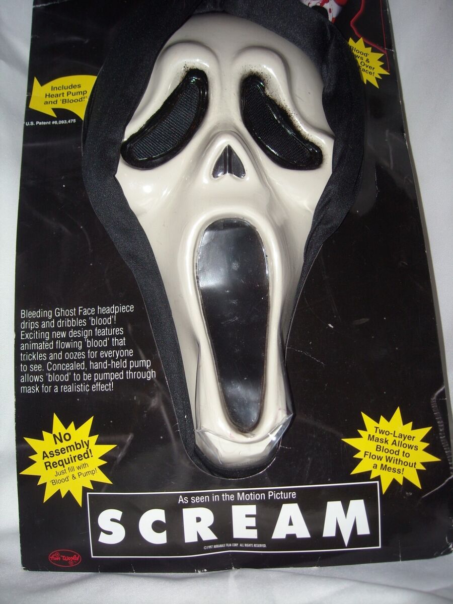 Fun World Inc. Officially Licensed Scream Bleeding Ghost Face