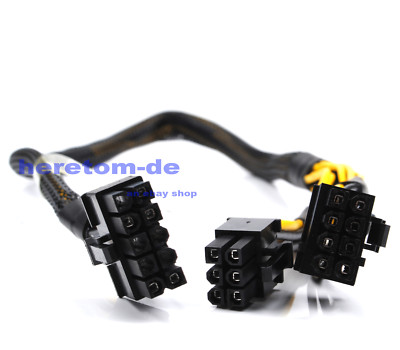 10pin to 6+8pin Power Adapter Cable For HP ML350 DL360 G8 PCI-E Video Card GPU