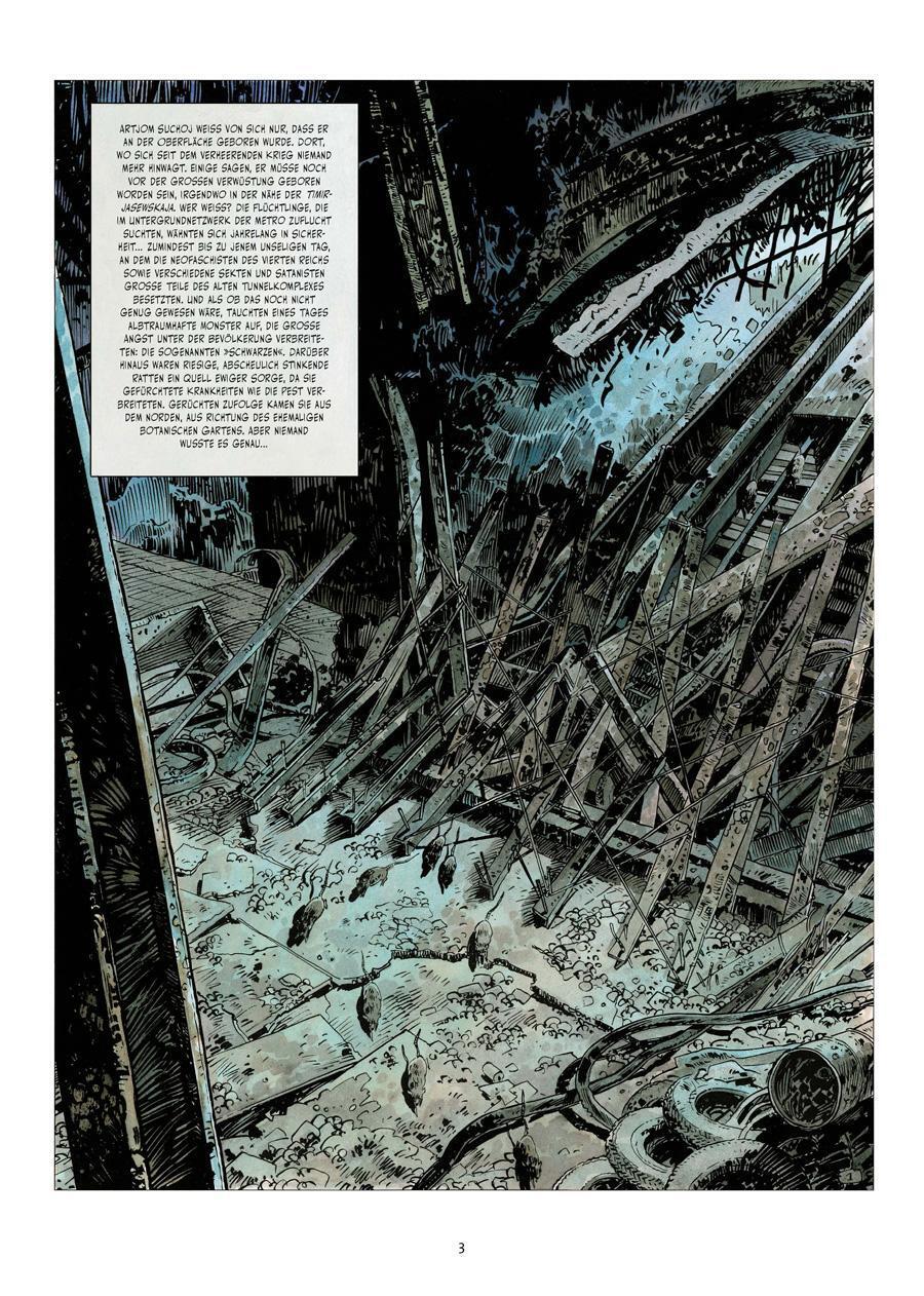 Thumbnail - Metro 2033 (comic). Band 1 (von 4) Wo Die Welt Endet Dmitry Glukhovsky