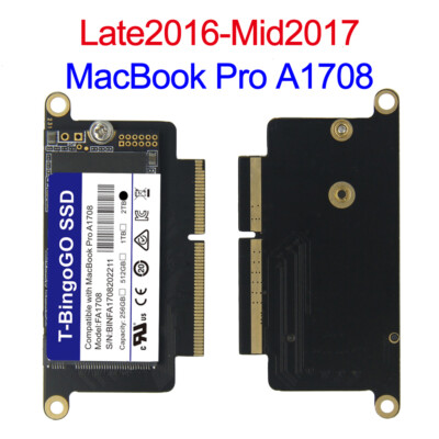NEW 2TB SSD For Macbook Pro 13'' 13.3'' A1708 2016 2017 non-touchbar EMC 2978 3164