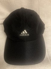 Adidas Cap Aeroready Adjustable Women's Solid Black Hat Lightweight Sports