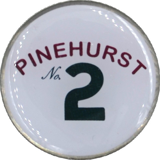 PINEHURST No. 2 Logo FLAT Golf BALL MARKER eBay