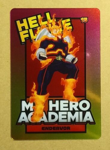 My Hero Academia Metallic Card Collection 15 Endeavor - Picture 1 of 2
