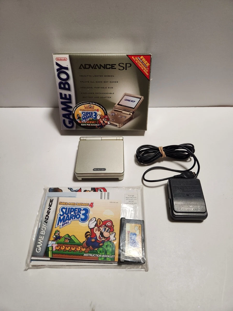 Gold Game Boy Advance SP Super Mario Bros 3 Toys R Us Exclusive