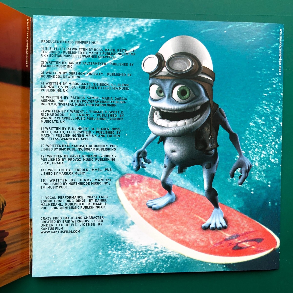 CRAZY FROG Presents CRAZY HITS Electronic Trance Techno CD Axel F Gusto  ENHANCED