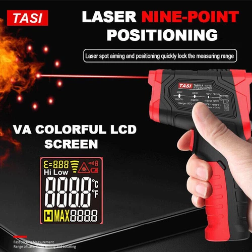 LCD IR Temp Meter Non-contact Laser Temperature Gun Infrared Thermometer - Picture 5 of 18