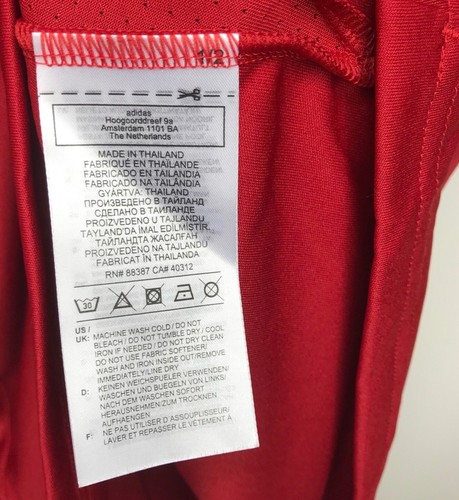 Adidas Regista 20 Jersey Youth Boys M 11-12Y Soccer FC Carolinas #99 Logo Red - Picture 12 of 13