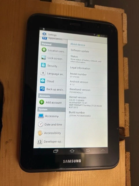 Samsung Galaxy Tab 2 GT-P3100 16GB, Wi-Fi, 7in Titanium Silver - Image 3 of 4