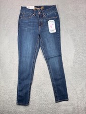 Seven 7 Jeans Women's Size 6 Blue Tummy Less High Rise Skinny NWT