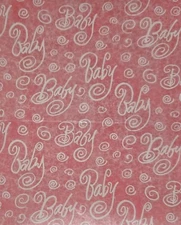 VTG American Greetings 'BABY SHOWER' Gift Wrapping Paper Sheet Sealed