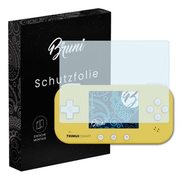 Bruni 2x Folie für PowKiddy Trimui Schutzfolie Displayschutzfolie