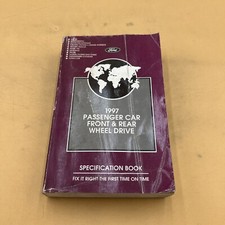 1997 FORD PASSENGER CAR FRONT AND REAR WHEEL DRIVE SPECIFICATION BOOK MUSTANG