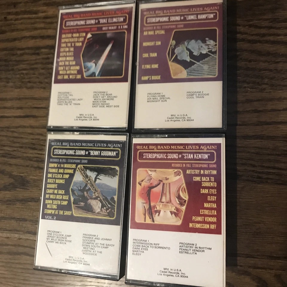 Raro 14 Sonido Estereofónico Jazz Cassette Colección Basie Ellington Miller Shaw Foto 4 de 4