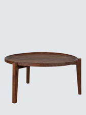 New John Lewis Nkuku Umar Mango Wood Coffee Table, Dark Brown