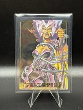 2024 Marvel Masterpieces '92 Platinum Deathbird #73 Clear Cut SP Insert