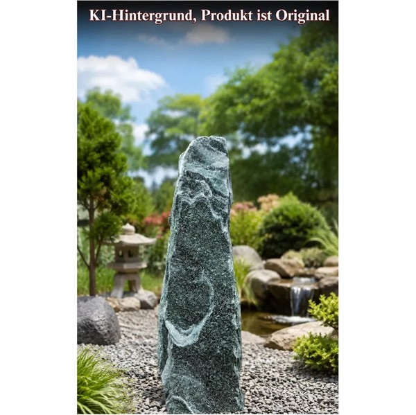 Lappland Monolith Naturstein Gartendekoration Deko Frostfest NEU GE-1167740-10-image