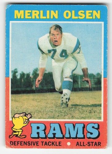 Merlin Olsen #125 1971 Topps card