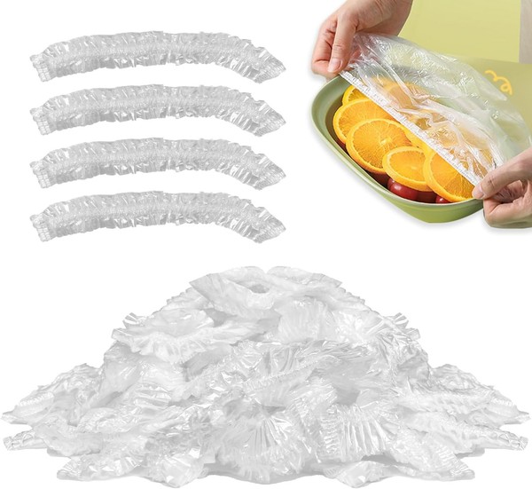 50 StüCk Abdeckhauben FüR Lebensmittel,Frischhaltefolie Mit Gummizug A-image