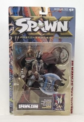 2001 McFarlane Toys Spawn Classic Series 20 ''Medieval Spawn III'' Figure BOX DMGE