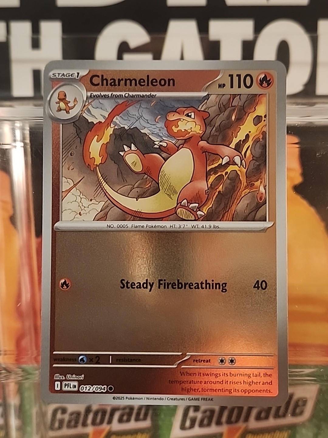 Charmeleon 012/094 Phantasmal Flames Reverse Holo Pokemon Trading Card TCG