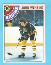 1978-79 OPC 133 John Wensink Boston Bruins! ROOKIE! NM-MT!  *SET BREAK*