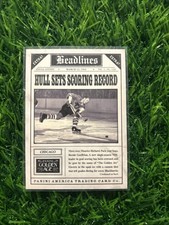 2013 Panini Golden Age Headlines SP #14 Bobby Hull Chicago Blackhawks HOF H15