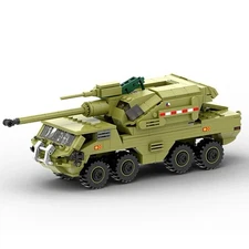 425pcs Military Equipment DANA M2 Vehicle Model Building Blocks Army Toys
