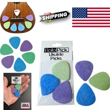 6 Pack Ukulele Picks 3mm Thick for Soft Strumming and Precise Picking